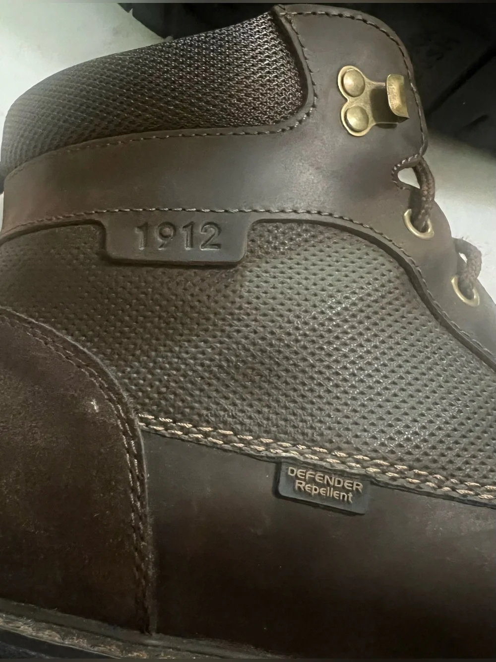 Nun Bush 85088-215 Defender Dark Brown Leather Ankle  Boots Men’s Size 13